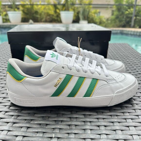 Adidas Nora White Court Green Yellow Men\'s Athletic Shoes IF2069 main image 11